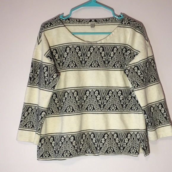 J. Crew Jacquard-stripe sweatshirt Pullover Small - Picture 2 of 8